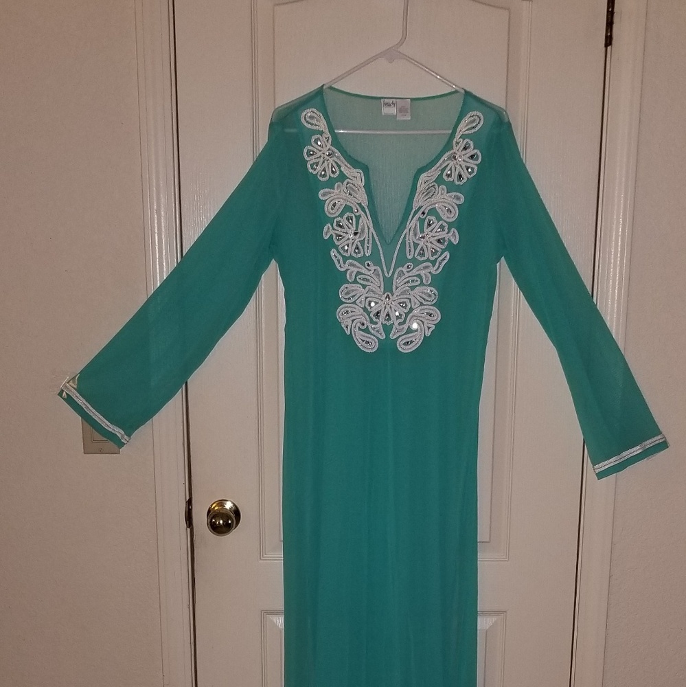 Teal Color Lounge wear with matching slippers